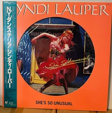 Cyndi Lauper She's So Unusual Japan Vinyl LP Obi Ltd Picture NM 30 3P564 comprar usado  Enviando para Brazil