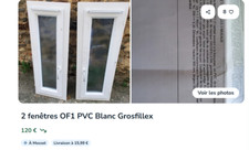 Fenêtres pvc blanc d'occasion  Prades