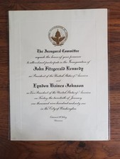 1961 inaugural committee for sale  Scottsville