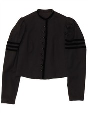 Jaqueta Blazer Vintage Feminina IT 40 Pequena Preta Algodão NI13 comprar usado Jaqueta Blazer Vintage Feminina IT 40 Pequena Preta Algodão NI13 comprar usado  Enviando para Brazil