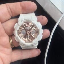 Relógio de mergulho feminino Casio G-Shock Ana-Digi pulseira de mostrador ouro rosa GMAS120MF comprar usado  Enviando para Brazil