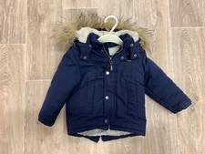 Giacca parka blu usato  Meran