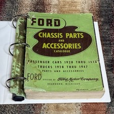 Catálogo de piezas y accesorios de chasis Ford 1928-1948 emitido de fábrica segunda mano  Embacar hacia Mexico