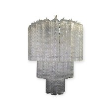 Lampadario tronchi triangolari usato  Italia