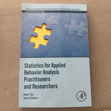 Statistics applied behavior for sale  Tolleson