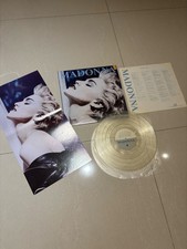 Madonna True Blue 1986 UFO Version Taiwan Promo Poster Clear Vinyl LP Rere comprar usado  Enviando para Brazil