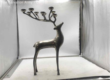 Silver metal reindeer for sale  Detroit