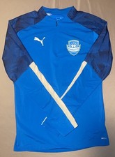 Jaqueta Puma DryCell tamanho médio Charlotte Soccer Academy azul manga longa com zíper comprar usado  Enviando para Brazil