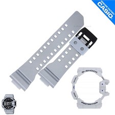 Pulseira e moldura de relógio genuínas Casio G-Shock GBA-400-8B prata metálica comprar usado  Enviando para Brazil