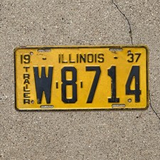 1937 illinois trailer for sale  USA
