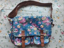 Blue floral school for sale  NOTTINGHAM