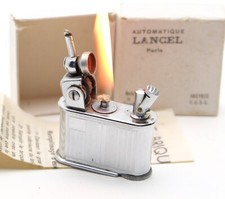 Encendedor automático de gasolina Lancel años 30 con caja e instrucciones ¡Funciona bien! ¡Raro! segunda mano  Embacar hacia Mexico