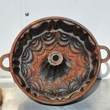 Panela Bundt Vintage Ferro Fundido Como Está Rusty Needs Tlc comprar usado  Enviando para Brazil