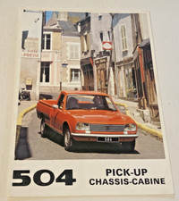 Commerciale peugeot 504 d'occasion  Quarré-les-Tombes