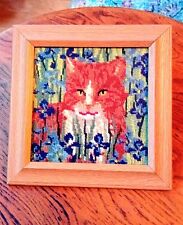 Vintage needlepoint ginger for sale  HULL