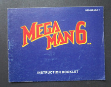 Original 1993 OFICIAL NINTENDO NES MEGA MAN 6 LIVRETO DE INSTRUÇÕES SOMENTE MANUAL comprar usado  Enviando para Brazil