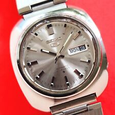 Relógio automático Seiko 1970 vintage pulseira data 5 dias 6119-8430 masculino comprar usado  Enviando para Brazil