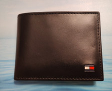 Carteira bifold masculina de couro preta RFID Tommy Hilfiger usada comprar usado  Enviando para Brazil