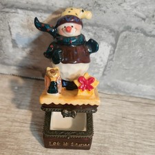 Vintage snowman trinket for sale  Double Springs