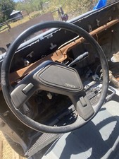 Volante 84-89 Toyota Pickup Truck 4Runner SR5 com botão de buzina preto fabricante de equipamento original comprar usado  Enviando para Brazil