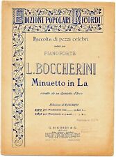 Luigi boccherini minuetto usato  Milano