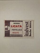 Biglietto campionato calcio usato  Messina