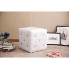 White cubed ottoman for sale  USA