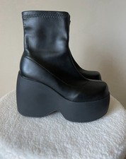 Black chunky platform for sale  BLACKBURN