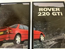 Framed rover 220 for sale  WIGAN