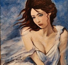 Tableau peinture toile d'occasion  Dechy