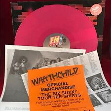 Usado, WRATHCHILD The Biz Suxx But We Don't Care 1988 UK PINK Vinyl LP + INSERTS record comprar usado  Enviando para Brazil