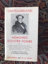 Pléiade chateaubriand mémoir d'occasion  La Rochelle