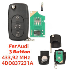 Usado, Chave de rádio controle remoto 3 botões 433.92MHZ 4D0837231A para Audi A2 A3 A4 A6 ID48 comprar usado  Enviando para Brazil