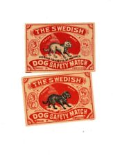 Matchbox label swedish for sale  Shipping to Ireland