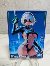 Nier Automata 2b Trading Card Waifu Goddess Story Anime Girl holo Karte Manga comprar usado  Enviando para Brazil