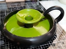 vintage enamel candle holder for sale vintage enamel candle holder for sale IPSWICH