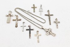 Sterling silver cross for sale  LEEDS