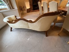 Cream chaise longue for sale  SUTTON COLDFIELD