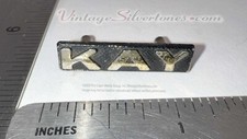 Emblema de guitarra elétrica série Kay K700/K300 em preto e dourado por volta de 1965 comprar usado  Enviando para Brazil