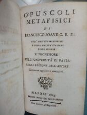 1815 soave opuscoli usato  Napoli