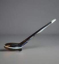 Antiguo estuche de madera y plata para pipa con monograma y sello de cera segunda mano  Embacar hacia Mexico
