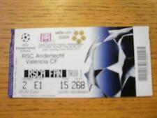 ticket anderlecht d'occasion ticket anderlecht d'occasion Expédié en Belgium