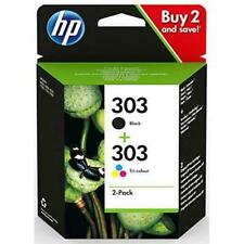 Usado, Pacote combo de cartuchos de tinta originais HP 303 preto/tricolor (3YM92AE) 6230 comprar usado  Enviando para Brazil