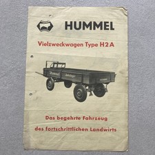Riginal prospekt hummel gebraucht kaufen  Bernried