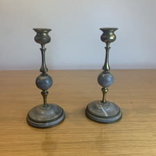 Pair candle holders d'occasion  Expédié en Belgium