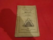 Loisel melon nouvelle d'occasion  Nancy-