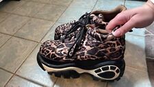 Scarpe buffalo leopardate usato  Due Carrare