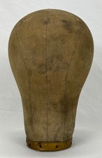 Manequim de pano de lona vintage Millinery chapéu peruca fabricantes cabeça molde exibição comprar usado  Enviando para Brazil