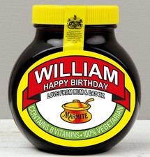 Personalised marmite jar for sale Personalised marmite jar for sale  SOUTHAMPTON