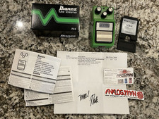 Usado, Pedal de overdrive IBANEZ TS9 tubo gritador ANALÓGICO MAN TS808/prata mod e LED verde comprar usado  Enviando para Brazil